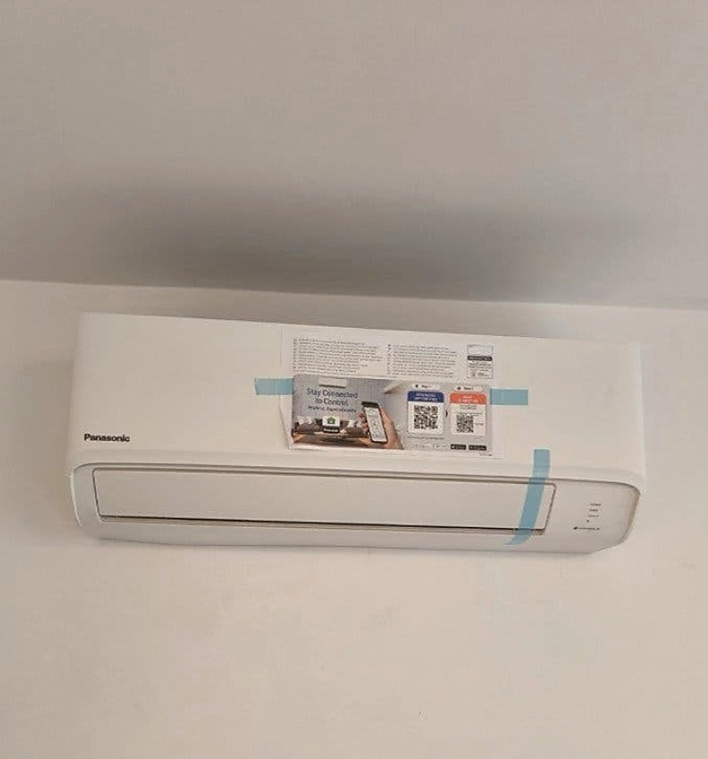 Panasonic binnenunit in woonkamer